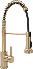 Rea Colin, stojanková kuchynská batéria, zlatá matná, REA-B4821