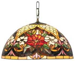 Tiffany luster do obývačky kolekcia LILY Ø40 2*E27