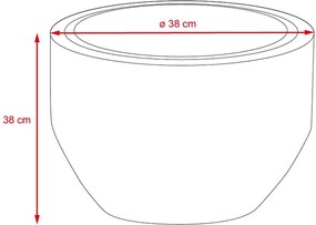 Kvetináč LILY antracit