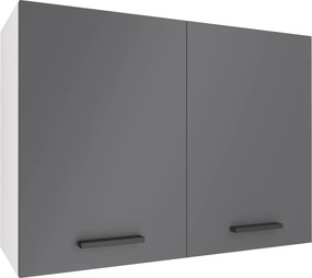 Kuchynská skrinka Belini horná 80 cm šedý mat  TOR SG80/1/WT/SR/0/B1