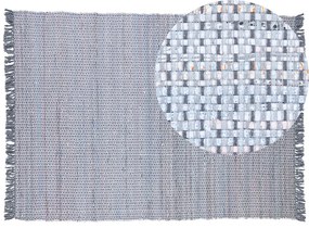 Bavlnený koberec 160 x 230 cm sivý BESNI Beliani