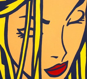 Ručne maľovaný POP Art obraz LICHTENSTEIN