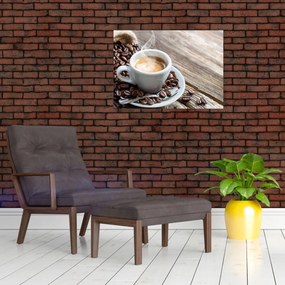 Sklenený obraz - Espresso (70x50 cm)