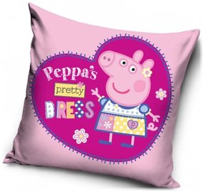 Vankúš Prasiatko Peppa - motív modelka - 40 x 40 cm