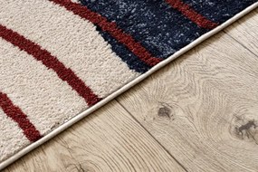 Koberec FUSION 0001 béžový / bordový