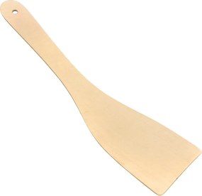 AMADEA Drevená obracačka prehnutá, masívne drevo, 27 cm