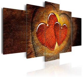 Artgeist Obraz - Beating of your heart Veľkosť: 100x50, Verzia: Na talianskom plátne
