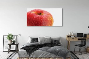 Obraz plexi Kvapôčky vody na jablko 140x70 cm