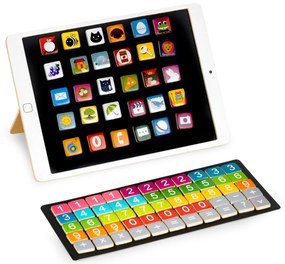 Drevený vzdelávací tablet, magnetická tabuľa, ECOTOYS