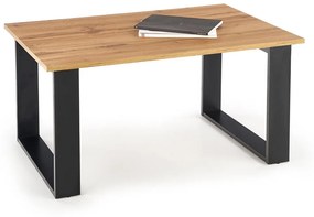 Konferenčný stolík Libra - dub wotan / čierna