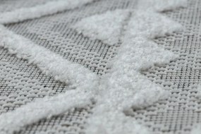 Koberec SOLE D3851 Boho, romby - ploské tkanie béžový