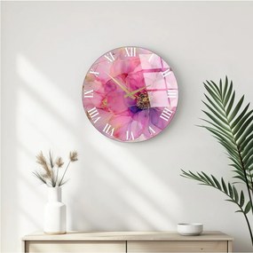Nástenné hodiny Pink 339, 40 cm