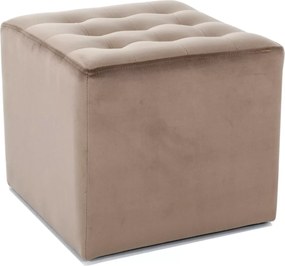 SI Lori Velvet taburetka tmavá béžová
