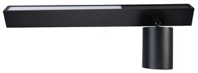 Nástenné svietidlo Magnet Right, 1x čierne kovové tienidlo + 1x LED 5W, b