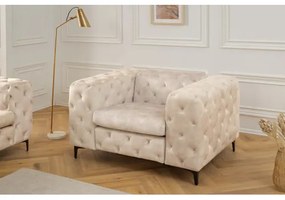Kreslo 45985 Modern Barock Zamat Champagner - Komfort-nábytok