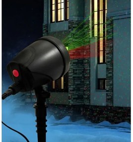 LED Vonkajší laserový projektor LED/5W/230V IP44