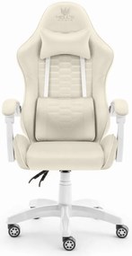 Herné kreslo HC-1000 Beige - zamatová látka