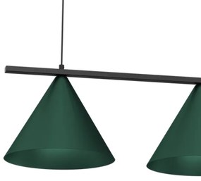 Luster na lanku CAPITAL 3xGX53/15W/230V zelený