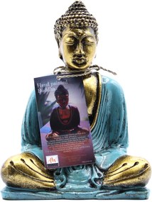Modrý & Zlatý Buddha - Stredný