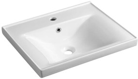 Aqualine Aqualine, SAVA 55 nábytkové umývadlo 55x46x16,5 cm, 2055