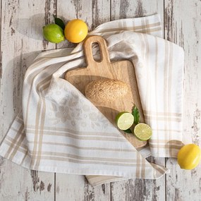 KUCHYNSKÁ UTIERKA FIOLKA 50X70 CM VZOROVANÉ