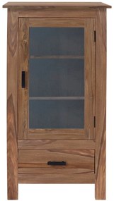 furniture-nabytek.cz - Drevená vitrína z masívu palisander 60x120x45