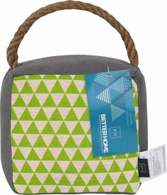 Textilná dverná zarážka 16x14 cm zelená