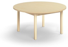 Stôl DECIBEL, Ø1200x590 mm, akustický HPL - breza