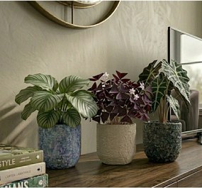 Keramický ručne vyrobený obal na kvetináč ø 18 cm Almada – Ego Dekor