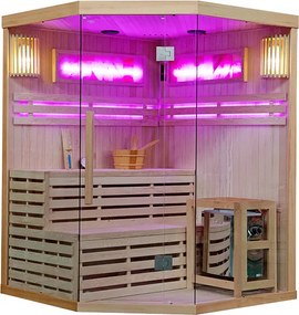 BPS-koupelny Fínska sauna Relax HYD-3948 180x180, 5-6 osôb
