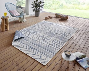 NORTHRUGS - Hanse Home koberce Kusový koberec Twin Supreme 103863 Blue / Cream – na von aj na doma - 200x290 cm