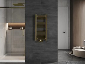 Mexen Mars, vykurovacie teleso 900x400 mm, 244 W, zlatá lesklá, W110-0900-400-00-50