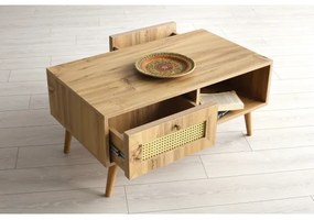 Konferenčný stolík SIDYMA 45x97 cm hnedá