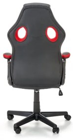 Kancelárska stolička KENU čierna/červená