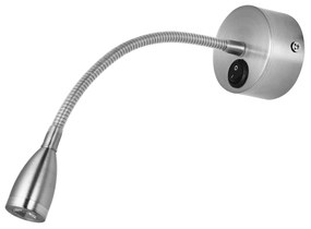 Moderné nástenné svietidlo Flex 7 Chrome