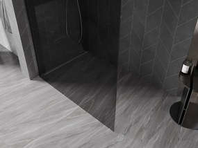 Mexen, Mexen Kioto-X sprchová stena 60 x 200 cm, grafit 10 mm, chróm - 800-060-101-01-40-X