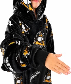 Mikinová televízna deka NHL Pittsburgh Penguins – veľ. S