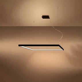 Závesné LED svietidlo Nelya l, 1x LED 70w, 3000k, b