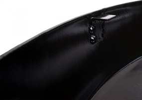 Ohnisko s grilovacou platňou HWC-K95, oceľ / nerez / smalt Ø56cm - čierna