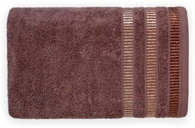 Bavlnený uterák Sagitta 70x140 cm čokoládový