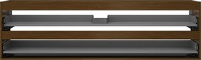 Mexen Box-A, závesná skrinka 160 cm, 2 zásuvky, orech, 91AX0-1600-470-2-86
