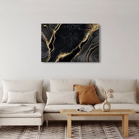 Obraz zlaté abstrakcie (90x60 cm)