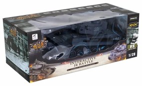 Teddies Tank RC TIGER I  so zvukom a svetlom, 33 cm, na batérie + dobíjací pack 40 MHz