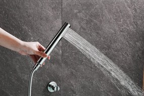 Gamma Roy, termostatická vaňová batéria s ručnou sprchovou súpravou, chrómová, GMA-BRYPWT-CH