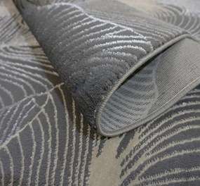 Koberec Esprit 3604 GREY – sivý vzorovaný obdĺžnik pre každý priestor Rozmer: 80x150 cm
