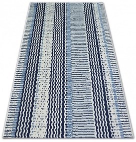 Kusový koberec Flat modrý 120x170cm