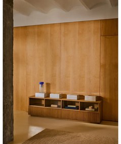 TV stolík v dekore duba v prírodnej farbe 200x54x40 cm Helvine – Kave Home