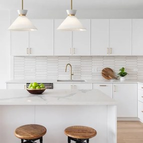 Alora Mood ALM-HALSTON-P-M-GD - Luster na tyči HALSTON 1xE27/60W/230V zlatý