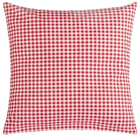 Bellatex Obliečka na vankúšik Berta Kocka červená, 45 x 45 cm