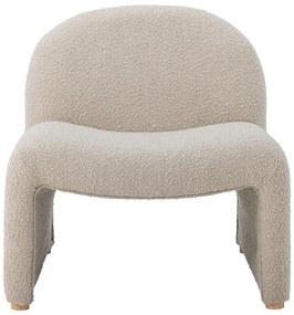 Krémové kreslo z textílie buklé Neel – Bloomingville